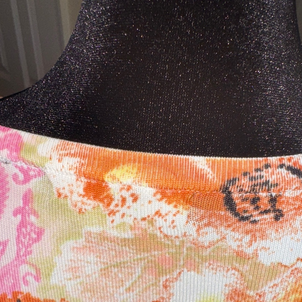 BCBGMaxAzria Pink Floral Button Down Shirt - Picture 10 of 17